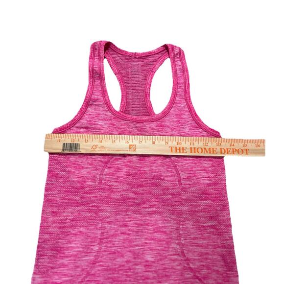 Lululemon Run: Swiftly Tech Racerback Heathered Jeweled Magenta Size 4 - Picture 2 of 6